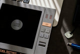 Cayin CP6 portable tube CD player, disc lid close-up