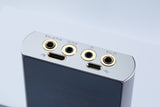 Cayin N7+ music player, output sockets close-up