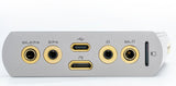 Cayin N8iii music player, output sockets close-up