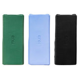 Cayin RU3 leather case, cyan, purple and black
