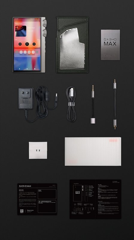 iBasso DX340 MAX music player, box contents