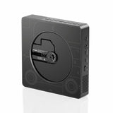 FiiO Snowsky BEATBOX CD player and speaker, black, angled