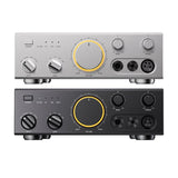 FiiO CLASS A desktop headphone amp and preamp, silver and black