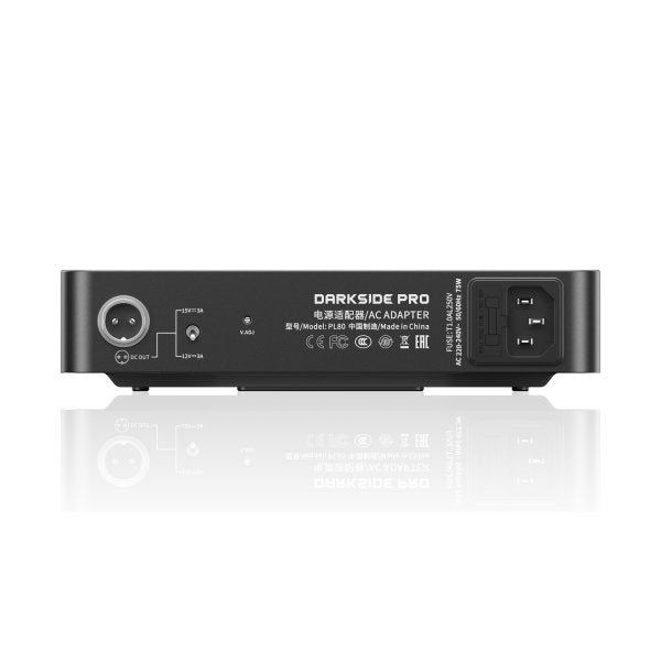 FiiO Darkside Pro linear power supply, black, rear panel