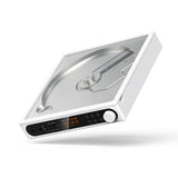 FiiO DM15 CD player, white, angled