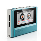 FiiO Snowsky Echo music player, blue, angled