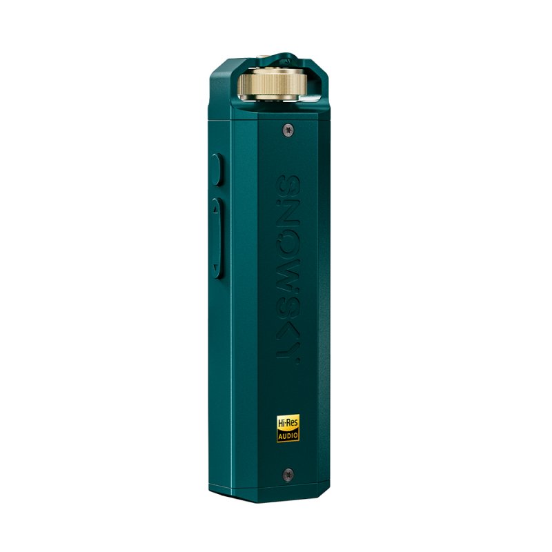 FiiO Snowsky Echo Nano music player, green, angled
