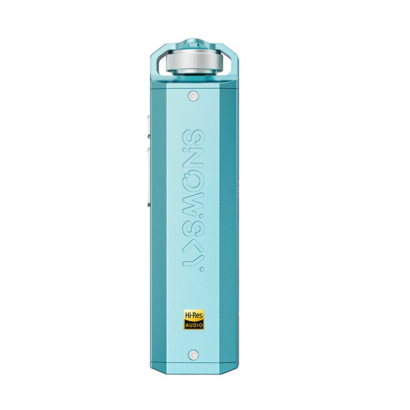FiiO Snowsky Echo Nano music player, blue, angled
