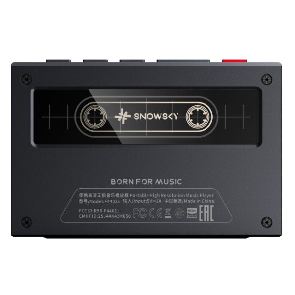 FiiO Snowsky Echo music player, black, back