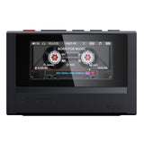 FiiO Snowsky Echo music player, black, front with cassette-style screen