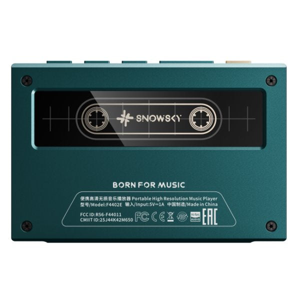 FiiO Snowsky Echo music player, green, back