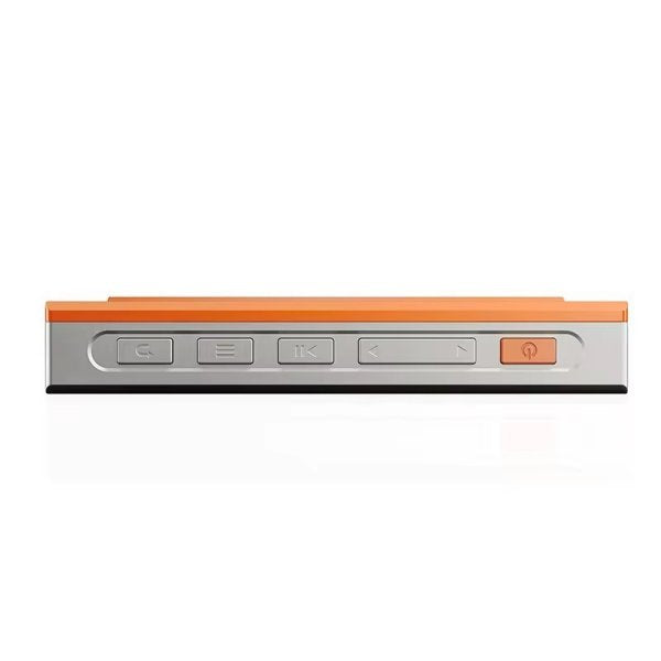 FiiO Snowsky Echo music player, orange, edge
