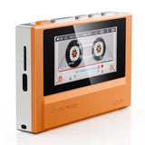FiiO Snowsky Echo music player, orange, angled