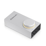 FiiO Jade Audio GIGAS 1 headphone amplifier, silver, top view