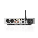 FiiO K13 desktop DAC and headphone amp, silver, rear panel
