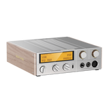 FiiO K17 R2R desktop DAC and headphone amp, silver, angled