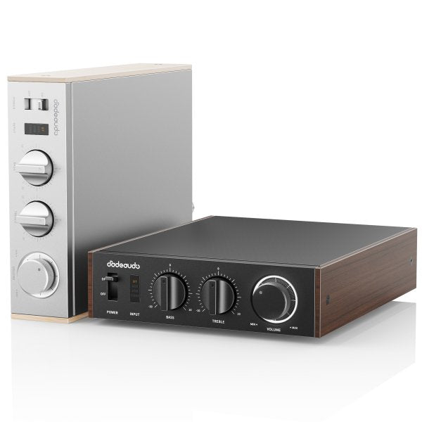 FiiO Jade Audio LEVEL 1 power amplifier, silver and black