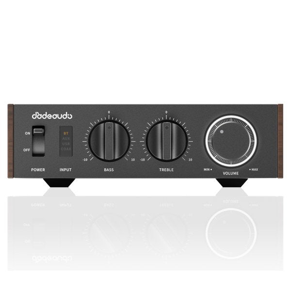 FiiO Jade Audio LEVEL 1 power amplifier, black, front panel
