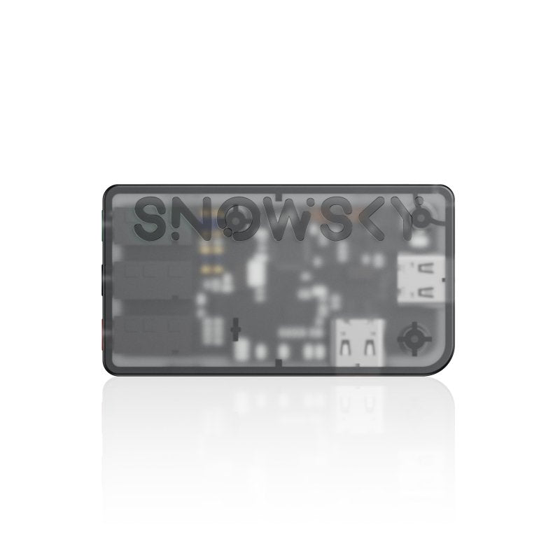 Snowsky MAGE gaming USB DAC, transparent black, back