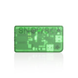 Snowsky MAGE gaming USB DAC, transparent green, back
