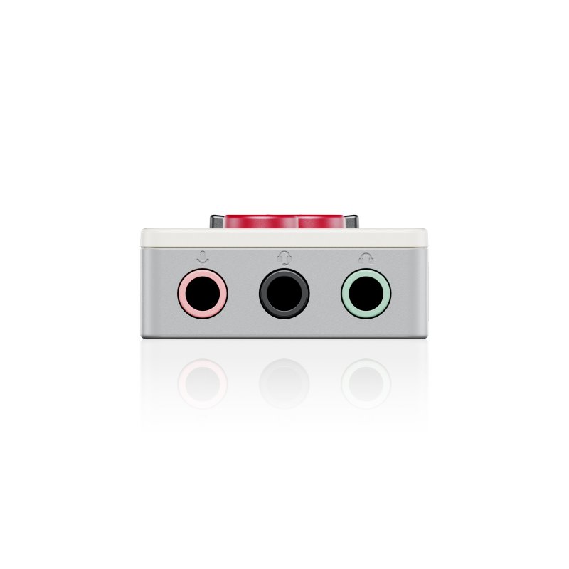 Snowsky MAGE gaming USB DAC, grey, output sockets