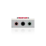 Snowsky MAGE gaming USB DAC, grey, output sockets