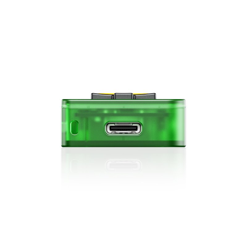 Snowsky MAGE gaming USB DAC, transparent green, USB-C end