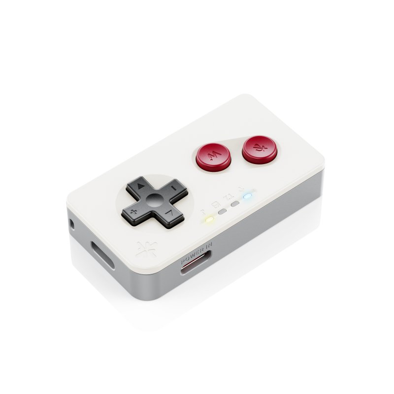 Snowsky MAGE gaming USB DAC, grey, angled