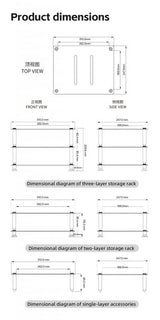 FiiO modular hi-fi rack, assembly diagram