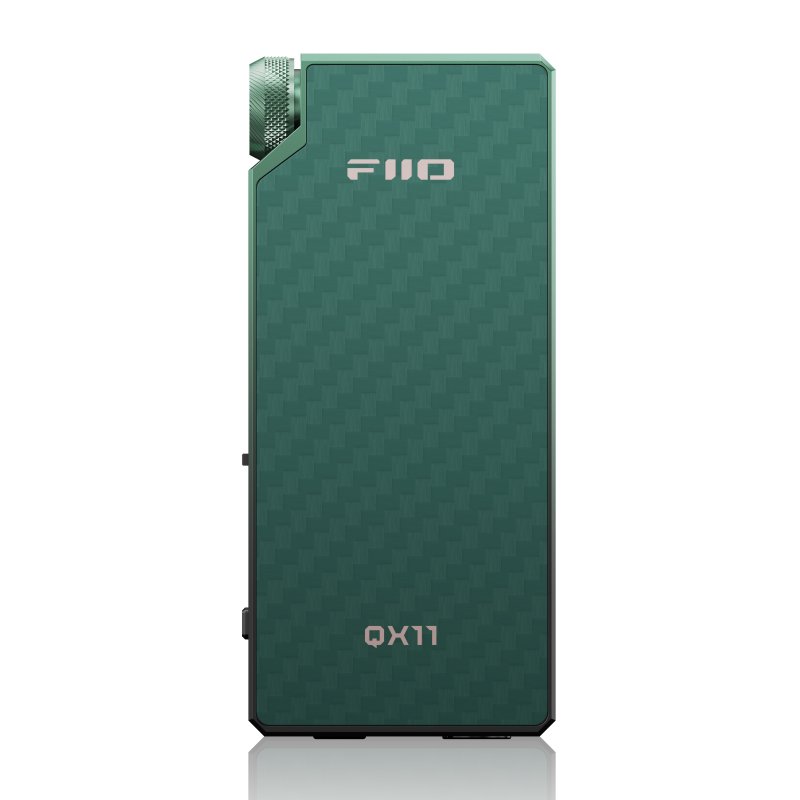 FiiO QX11 portable DAC and headphone amp, green, back