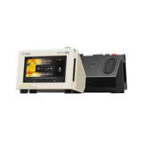 FiiO Snowsky RETROBOX Bluetooth speaker system, white main unit with black speaker