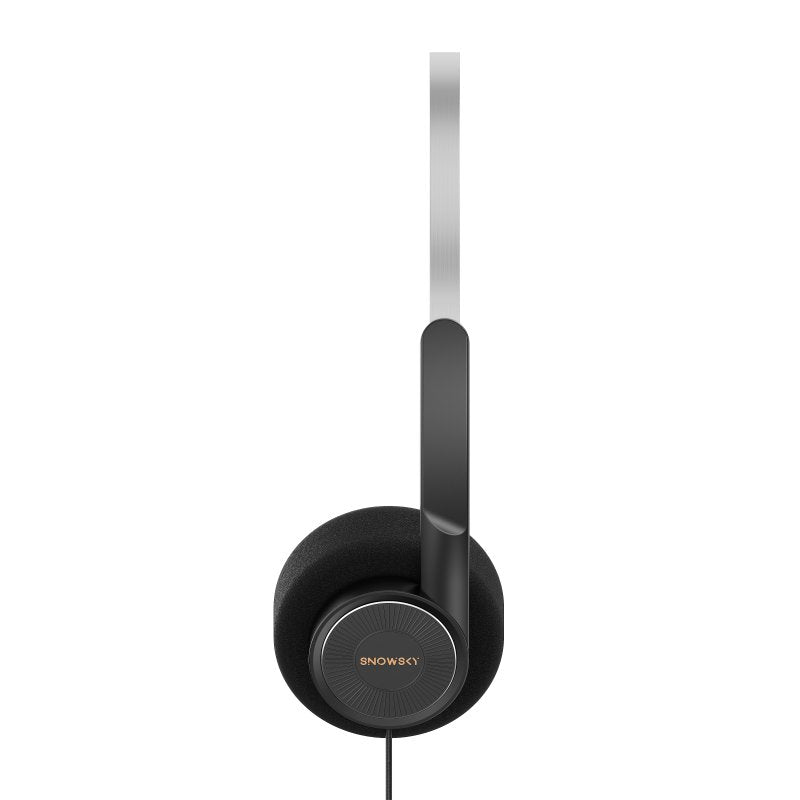 FiiO Snowsky Wind Pro headphones, black, side view