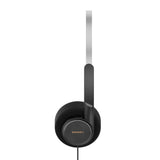 FiiO Snowsky Wind Pro headphones, black, side view