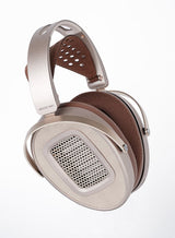 HiFiMAN HE1000 WiFi streaming planar headphones, side, angled
