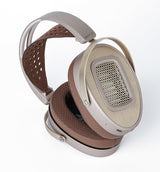 HiFiMAN HE1000 WiFi streaming planar headphones, angled from above