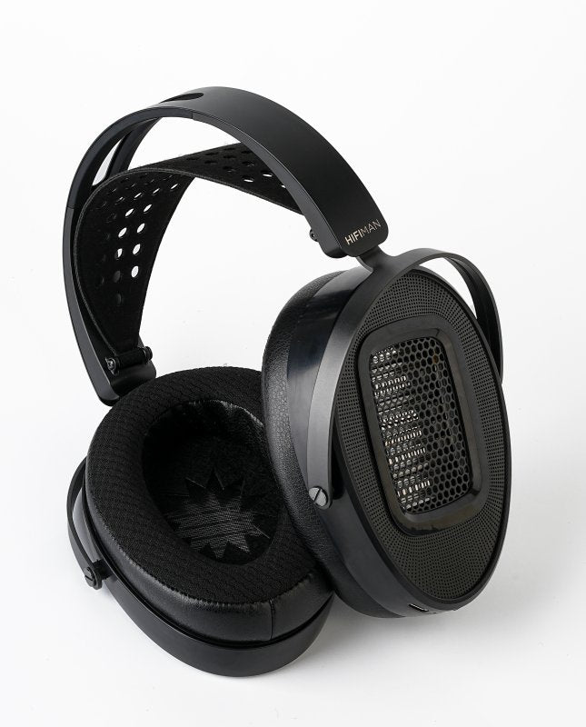 HiFiMAN Arya WiFi streaming planar headphones, angled from above