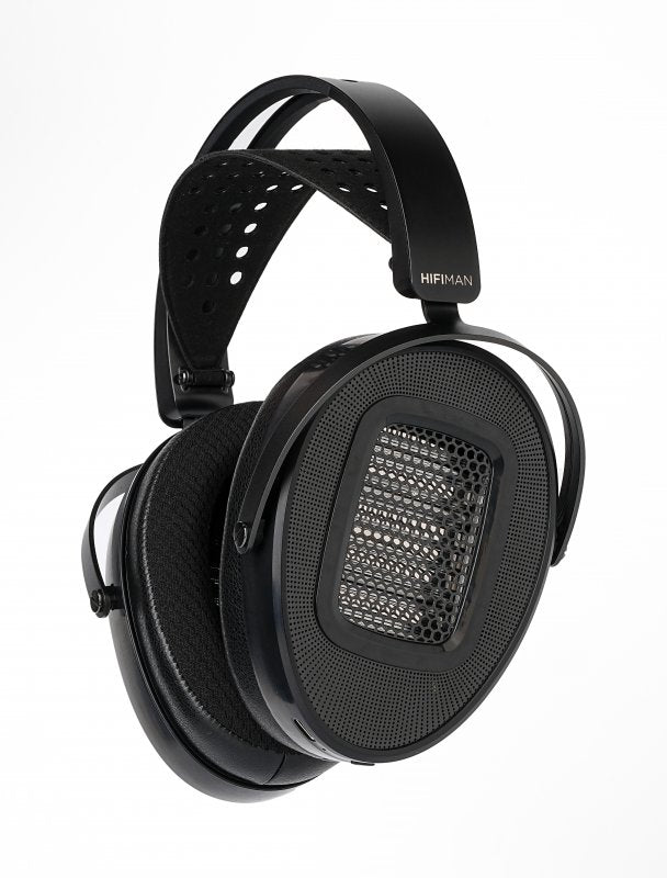 HiFiMAN Arya WiFi streaming planar headphones, angled, upright