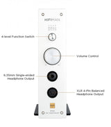HiFiMAN EF500 DAC and headphone amp, front panel controls, labelled
