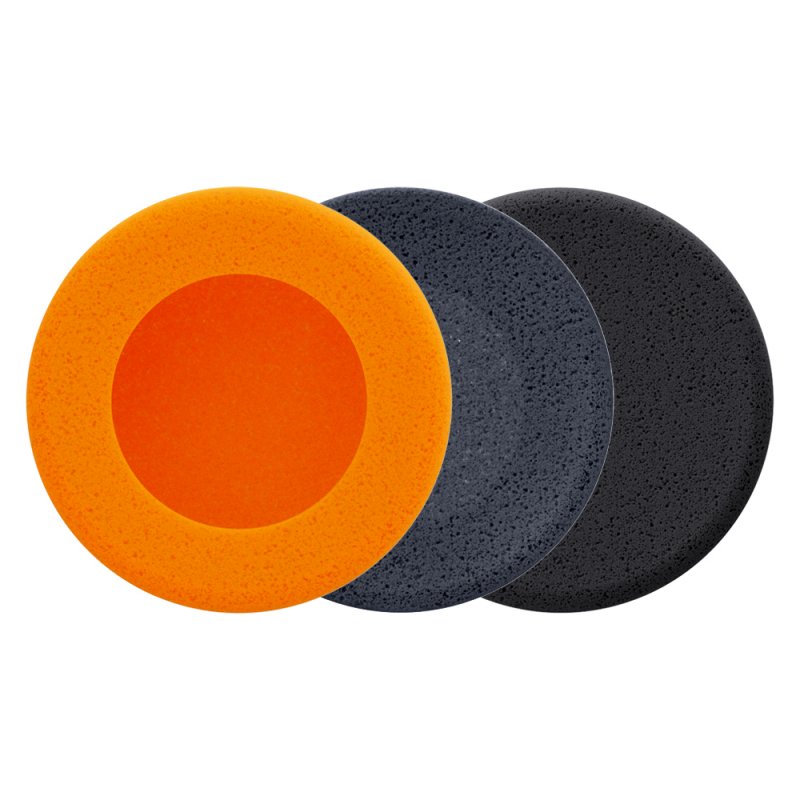 FiiO EH11 replacement earpads, orange, grey and black