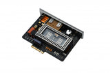 iBasso AMP19 Nutube amplifier card for the DX340, angled from the other side