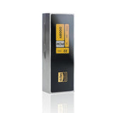 iBasso DC04 Ultra stainless-steel dongle DAC, front, angled