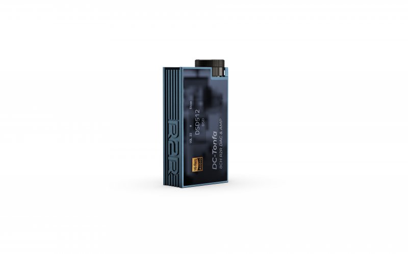 iBasso DC-Tonfa R2R USB dongle DAC, blue, front