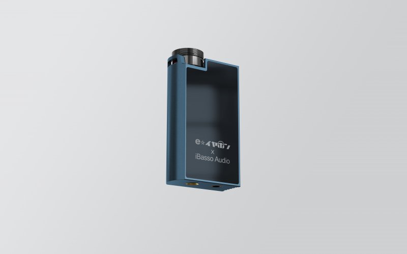 iBasso DC-Tonfa R2R USB dongle DAC, blue, angled