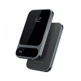 Khadas Tea Pro magnetic DAC and headphone amp, front and back, angled
