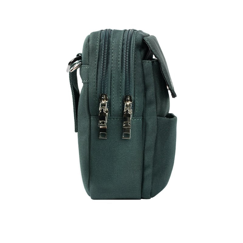 FiiO NEST EDC carry bag, dark green, side pockets