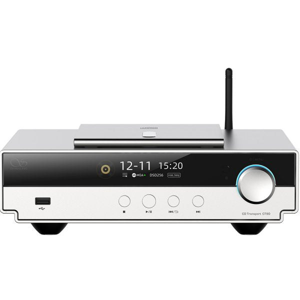 Shanling CT90 CD transport, silver, front panel
