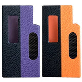 Shanling UA7 leather case, purple and orange