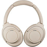 Audio-Technica ATH-S300BT noise-cancelling headphones, beige, front