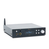 Cayin BTC-2 Bluetooth DAC and headphone amp, black, front, angled