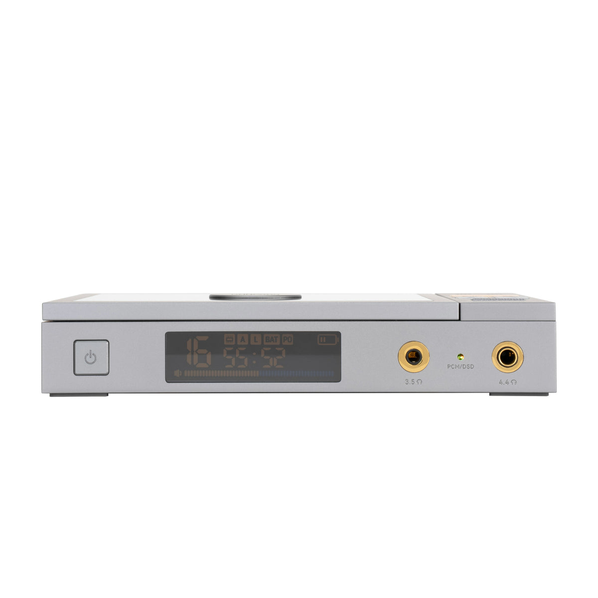 Cayin CP6 portable tube CD player, front panel with display